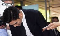 [포토] 빅뱅 탑 '90도 고개 숙이며' (공판 출석)
