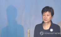'발가락 부상' 박근혜, 14일 오후 재판에는 출석