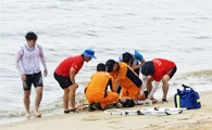 보성율포솔밭해수욕장 개장 , 안전사고 예방 훈련