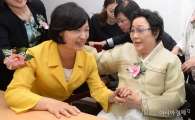 [포토]이용수 할머니 손잡은 추미애 대표