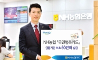 [포토]NH농협, '국민행복카드' 금융기관 최초 50만좌 돌파