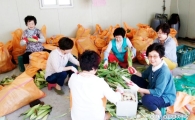 진도군 의신면, 경로당에 사랑의 옥수수 전달