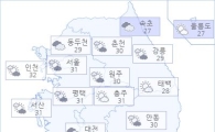 아경 오늘(30일)의 날씨와 미세먼지 (오후)