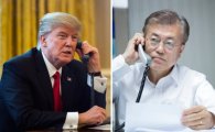 文 대통령, 트럼프 대통령과 56분 간 통화…북한 미사일 도발 공동 대응책 논의