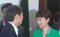 [포토]인사 나누는 안철수·이언주