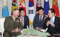 [포토]북한 대책 논의하는 송영무·던퍼드