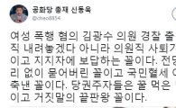 김광수 의원, "모든 당직 내려놓겠다"…신동욱 총재가 날린 일갈