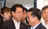 [포토]당·정·청 회동 참석하는 김영록 농림장관