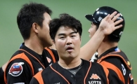롯데 박헌도, 준플레이오프 1호 홈런