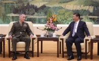 시진핑, 미 합참의장에 "미중 군사관계 진전"