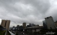 [포토]먹구름 낀 서울 하늘 