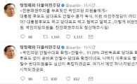 정청래, 안철수 당대표 당선에 “이런 비민주정당이 어디있습니꽈아아아”