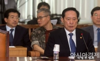 [포토]국회 국방위 출석한 송영무 장관