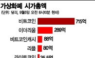 중국發 가상화폐 규제 후폭풍…비트코인 등 가격 폭락