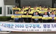구례군, 2020년까지 인구 3만 회복 본격 시동