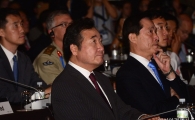 [포토]서울안보대화 참석한 이낙연·송영무