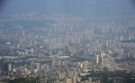 [포토]미세먼지에 흐린 도심
