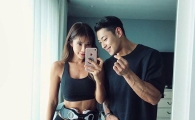 ‘비디오스타’ 김준희♥이대우, 근육 셀카 보니? ‘완벽 몸매’