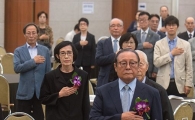 [포토]한국광복군 창군 77주년 기념식 참석한 피우진 장관