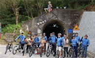 광주시 광산구 송정1동 주민들, 장애인들과 함께  88km 자전거 순례 완주