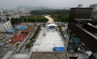 [포토]세운상가 전망대 쉼터에서 바라본 전경