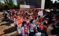 [포토]홍대 청소노동자 생활임금 보장 집회