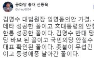 신동욱, 김명수 가결에 "안철수 핫바지 당대표 확인된 꼴" 지적