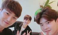 이종석, 이태환-차은우와 함께 '찰칵' "잘생긴 동생들을 만났어요 살빼야지"