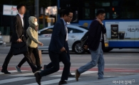 [포토]추위에 웅크린 출근길