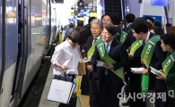 [포토]귀향인사 나온 안철수 대표