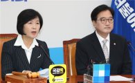 與 "한국당 세월호·국정교과서 진실 두려워 국감 거부"