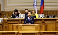 丁의장 IPU 총회에서 러 의장과 회동…북 측 대표단 회동은 무산(종합)