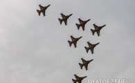 [포토]멋진 비행 선보이는 '블랙이글스'