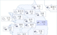 아경 오늘(16일)의 날씨와 미세먼지 (오후)
