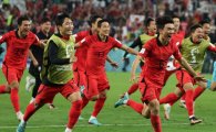 韓 축구, 12년 만에 16강행…포르투갈에 2-1 역전 끝 승리(종합)