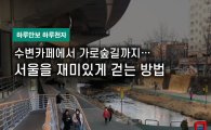 [하루만보 하루천자]수변카페에서 가로숲길까지…서울걷기 재밌어진다