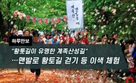 [하루만보] "황톳길이 유명한 계족산성길"…맨발로 황토길 걷기 등 이색 체험