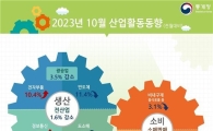10월 '생산·소비·투자' 트리플 감소…반도체 11.4%↓