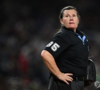 'MLB's First Female Umpire' Serves as Home Plate Umpire for First Korea-Japan Baseball Game