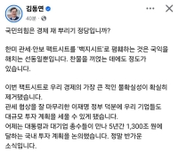 Kim Dongyeon: "Is the People Power Party a Party That Throws Ashes on the Economy?"