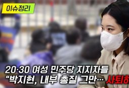 [이슈정리] 2030 ‘개딸’들 “박지현, 내부 총질 그만…사퇴하라”