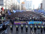 [포토] 윤석열 정부 규탄하는 민주노총 조합원들