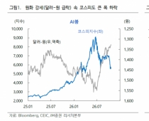 주가는 우는데 원화는 웃는다…코스피·환율의 엇갈린 신호[주末머니]