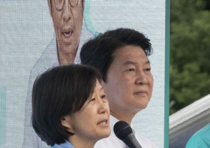 "저도 국힘 책임당원입니다"…안철수 부인 김미경, 남편 지지 호소
