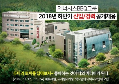 제너시스BBQ, 2018년 하반기 신입사원 공개채용