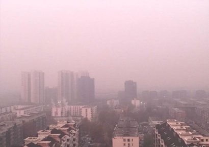 베이징 6급 오염…주말 덮친 미세먼지 