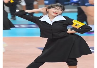 [포토] 안지현 치어리더 상큼뽀짝 '춤사위'