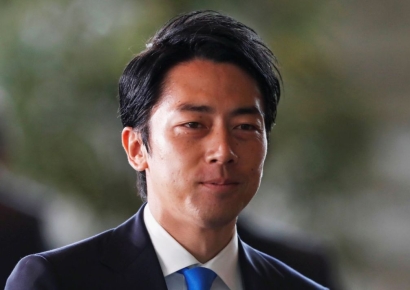 日자민당 총재선거 유력 주자 고이즈미, 출마 공식 선언