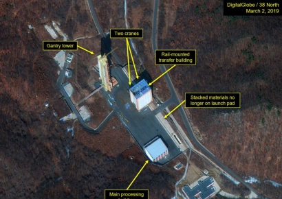 "北 서해위성발사장, 정찰위성 발사 임박 징후 없어" 