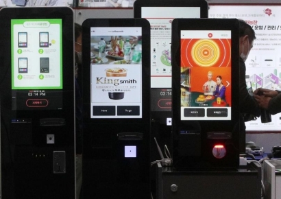 "인건비 무섭다"…외식업체 무인주문기 '폭풍 도입'